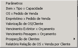 Tela do sistema CAD ERP