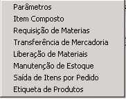 Tela do sistema CAD ERP
