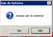 Tela do sistema CAD ERP