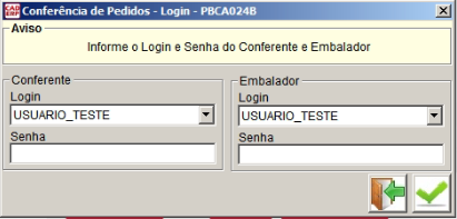 Tela do sistema CAD ERP